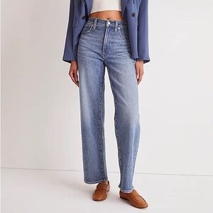 Madewell Perfect Vintage Wide-Leg Jean in Heathcote Wash
